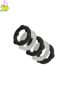 Oxballs Gearheads Cockring 5-pack black/vapor