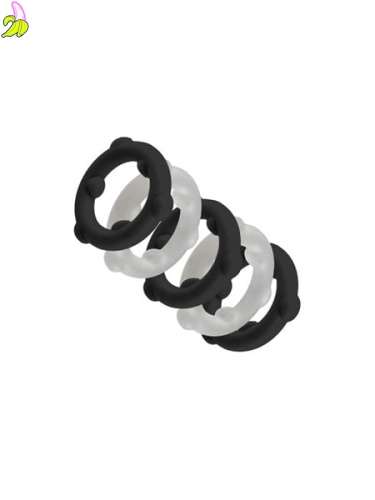 Oxballs Gearheads Cockring 5-pack black/vapor