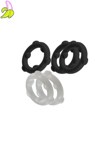 Oxballs Gearheads Cockring 5-pack black/vapor