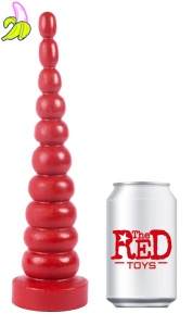 The Red Leo Czerwone Dildo z przyssawką 27cm