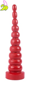 The Red Leo Czerwone Dildo z przyssawką 27cm