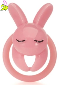 CockLock Pink Rabbit Cage- Różowa Klatka Cnoty 4,5x3cm