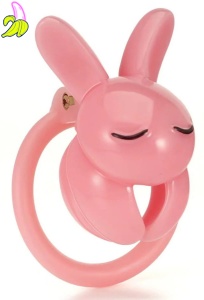 CockLock Pink Rabbit Cage- Różowa Klatka Cnoty 4,5x3cm