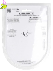 Level2 Masażer prostaty i krocza z pierścieniem erekcyjnym 11X2,9cm