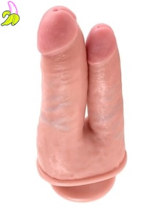 King Cock Double dildo Penetrator 14 x 4cm