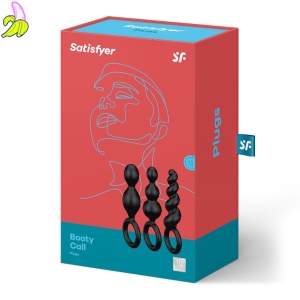 Satisfyer Booty Call- Zestaw Trzech Korków Analnych