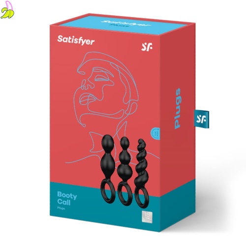 Satisfyer Booty Call- Zestaw Trzech Korków Analnych