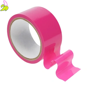 Ouch! Non-Stick BDSM Pink Tape- Nieklejąca taśma wielokrotnego użytku 20m