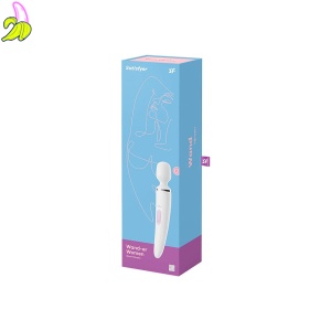 Satisfyer Wand-er Woman (White/Chrome)- Wibrator damski