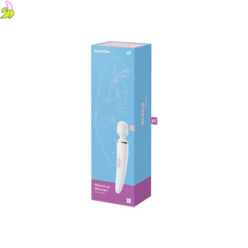 Satisfyer Wand-er Woman (White/Chrome)- Wibrator damski