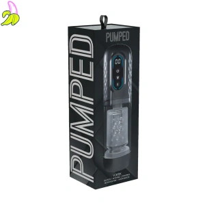 SHOTS Vortex - Suction Rotation and Thrusting Masturbator/pompka do penisa z obrotowym rdzeniem- szara