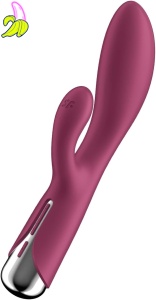 Satisfyer Spinning Rabbit 1 Rotating Shaft Red