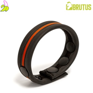 BRUTUS Neoprene Cockstrap Red | Neoprenowy, zapinany cockring- czerwony