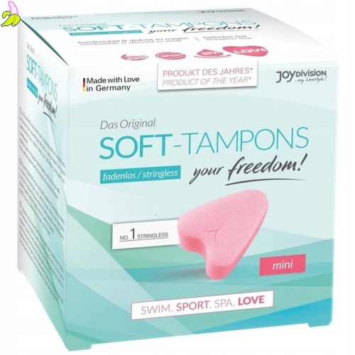 Tampony-Soft-Tampons mini, 3sztuki