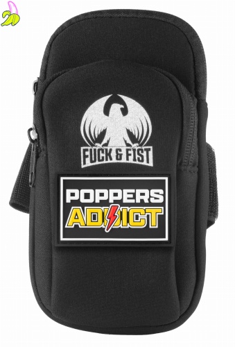 F&F Tagowana saszetka na telefon Poppers Addict