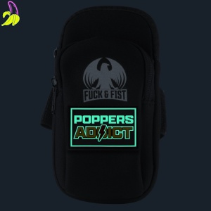 F&F Tagowana saszetka na telefon Poppers Addict