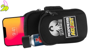 F&F Tagowana saszetka na telefon Poppers Addict