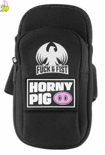 F&F Tagowana saszetka na telefon Horny Pig