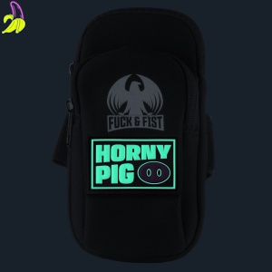 F&F Tagowana saszetka na telefon Horny Pig