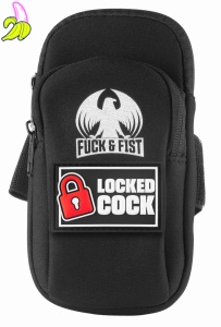 F&F Tagowana saszetka na telefon Locked Cock