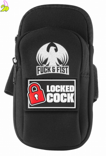 F&F Tagowana saszetka na telefon Locked Cock