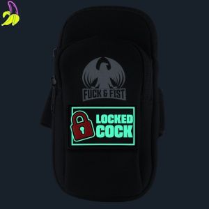 F&F Tagowana saszetka na telefon Locked Cock