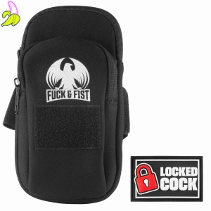 F&F Tagowana saszetka na telefon Locked Cock