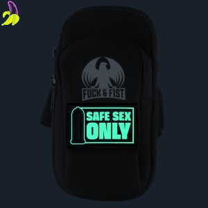 F&F Tagowana saszetka na telefon Safe Sex Only