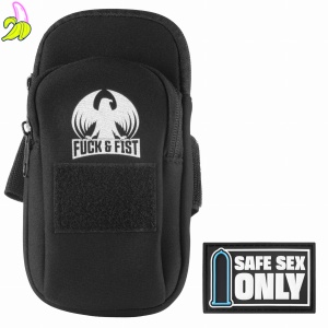F&F Tagowana saszetka na telefon Safe Sex Only
