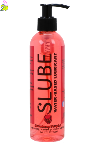 Slube STRAWBERRY- Lubrykant wodny o smaku truskawkowym 250 ml