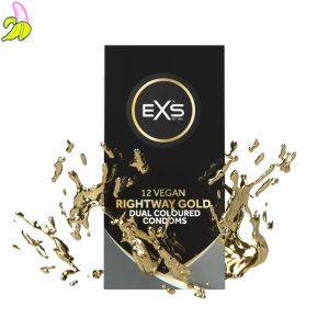 EXS RIGHT WAY Prezerwatywy z podwójnym kolorem 12 szt.
