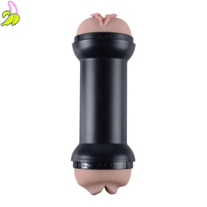 MASTURBATOR DOUBLE SIDE STROKER MOUTH AND PUSSY