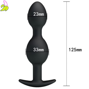 PRETTYLOVE- Korek analny ze stalowymi kulkami