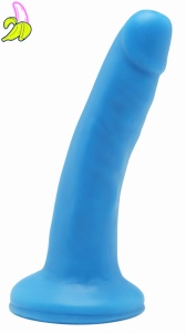 GetReal by ToyJoy  Dildo Happy Dick 13 x 3 cm niebieskie