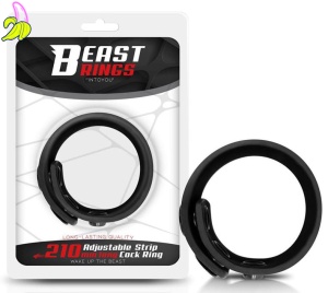BeastRings Cock Ring 35-60 mm - Silikonowa opaska na penisa z napami