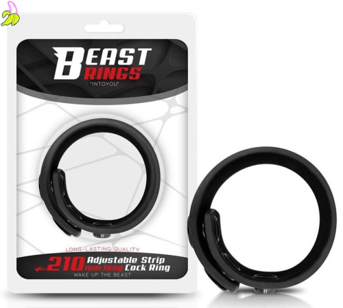 BeastRings Cock Ring 35-60 mm - Silikonowa opaska na penisa z napami