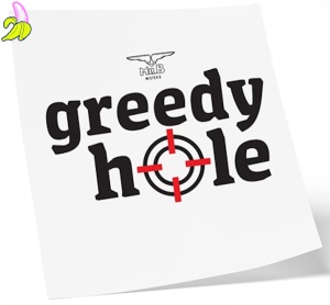 Mister B Tymczasowy tatuaż GREEDY HOLE