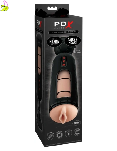PDX Elite Vibrating Mega Milker - Masturbator męski