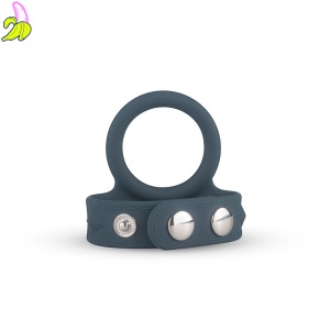 Cock & Ball Strap L - Silikonowa opaska na penisa z pierścieniem na jądra 35-60mm