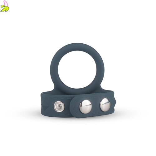 Cock & Ball Strap L - Silikonowa opaska na penisa z pierścieniem na jądra 35-60mm