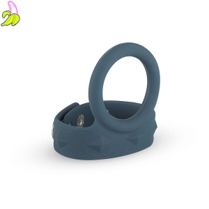 Cock & Ball Strap L - Silikonowa opaska na penisa z pierścieniem na jądra 35-60mm