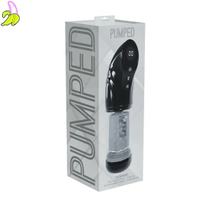 StrokeMate - Suction Rotation and Thrusting Masturbator/pompka do penisa z obrotowym rdzeniem- czarna