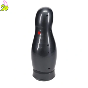 Virtuo - Suction and Vibration Masturbator/pompka do penisa z wibracją- czarna