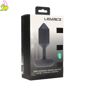 Levelz Korek analny z wybracjami rozmiar L 11,4*4cm