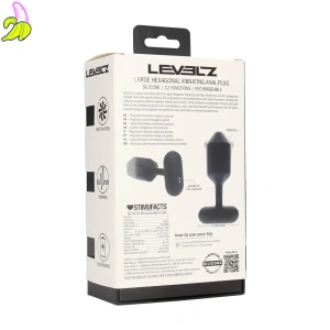 Levelz Korek analny z wybracjami rozmiar L 11,4*4cm