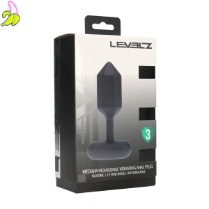 Levelz Korek analny z wybracjami rozmiar M 9,8*3,5cm