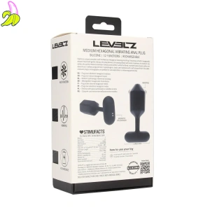 Levelz Korek analny z wybracjami rozmiar M 9,8*3,5cm