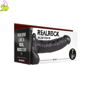 RealRock Dildo na pasku 18cm 