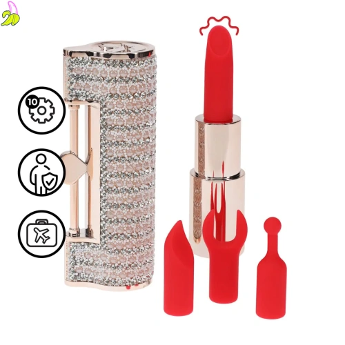 Shots Dyskretny wibrator w kształcie szminki 8,3cm