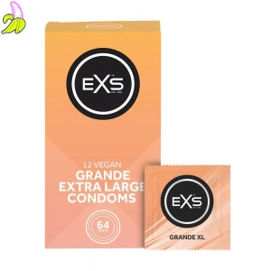 EXS Grande - Extra Large Condoms- Prezerwatywy w rozmiarze XXL 12szt